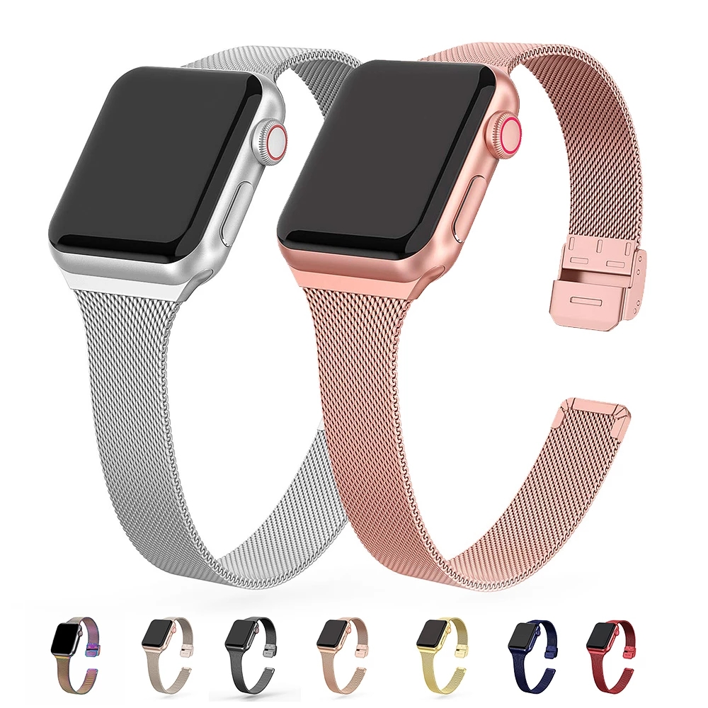 Mesh Coil Strip - Paslanmaz Çelik Hasır Kayış Apple Watch